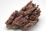 Lustrous Vanadinite Crystals on Goethite Stalactites - Morocco #209144-2